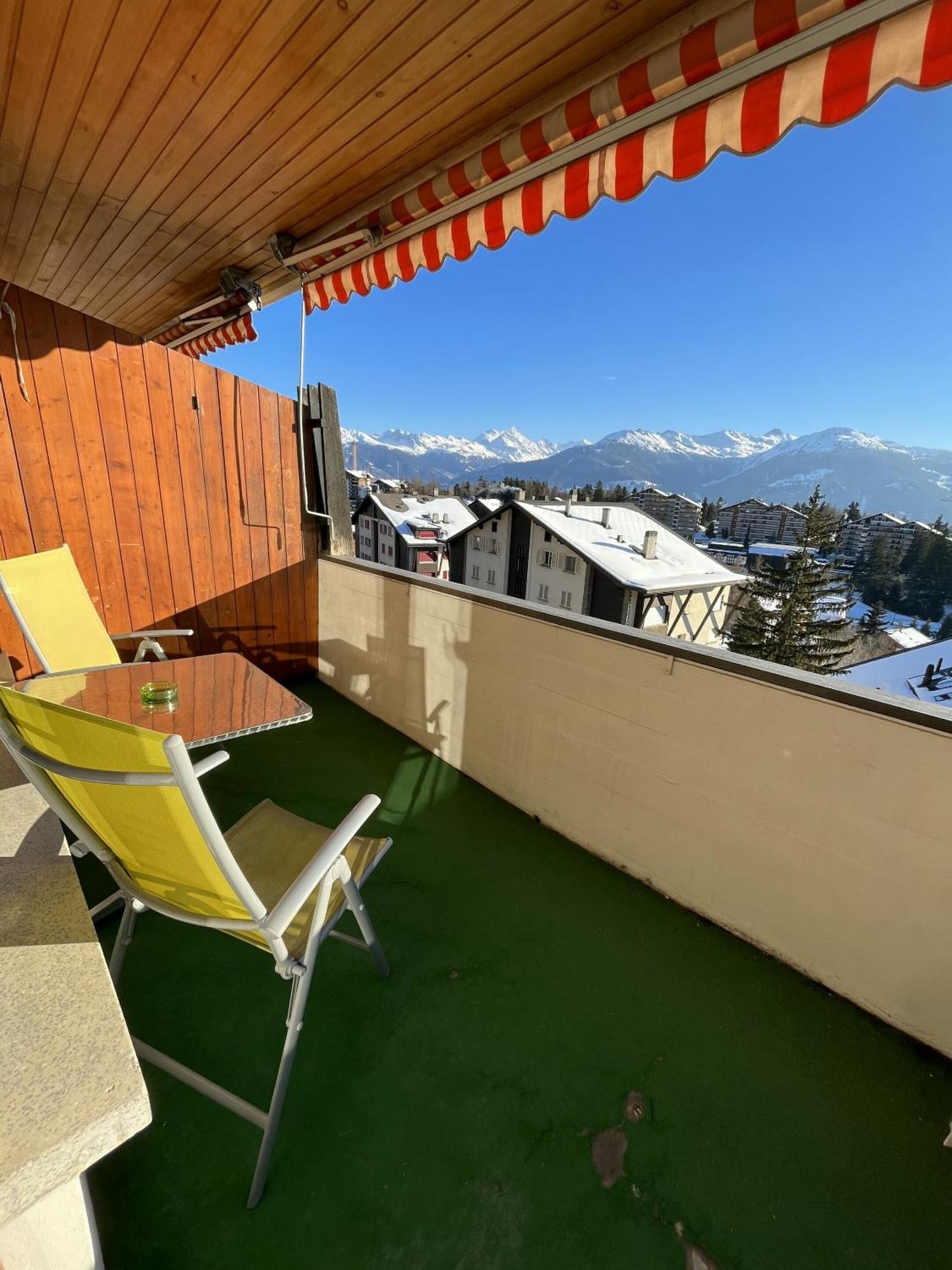 L'Eperon Center Crans Wonderful View Leilighet Eksteriør bilde