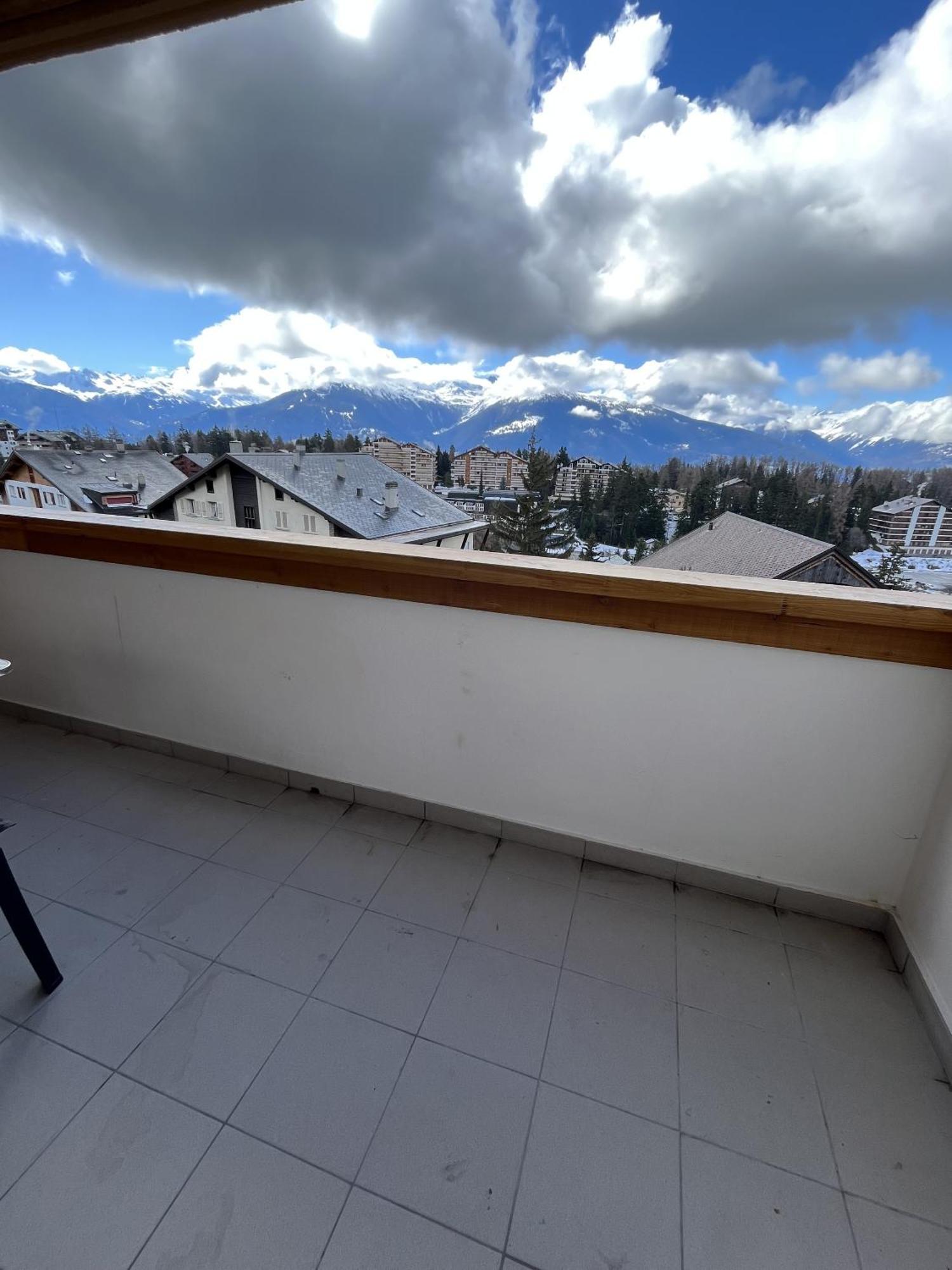 L'Eperon Center Crans Wonderful View Leilighet Eksteriør bilde