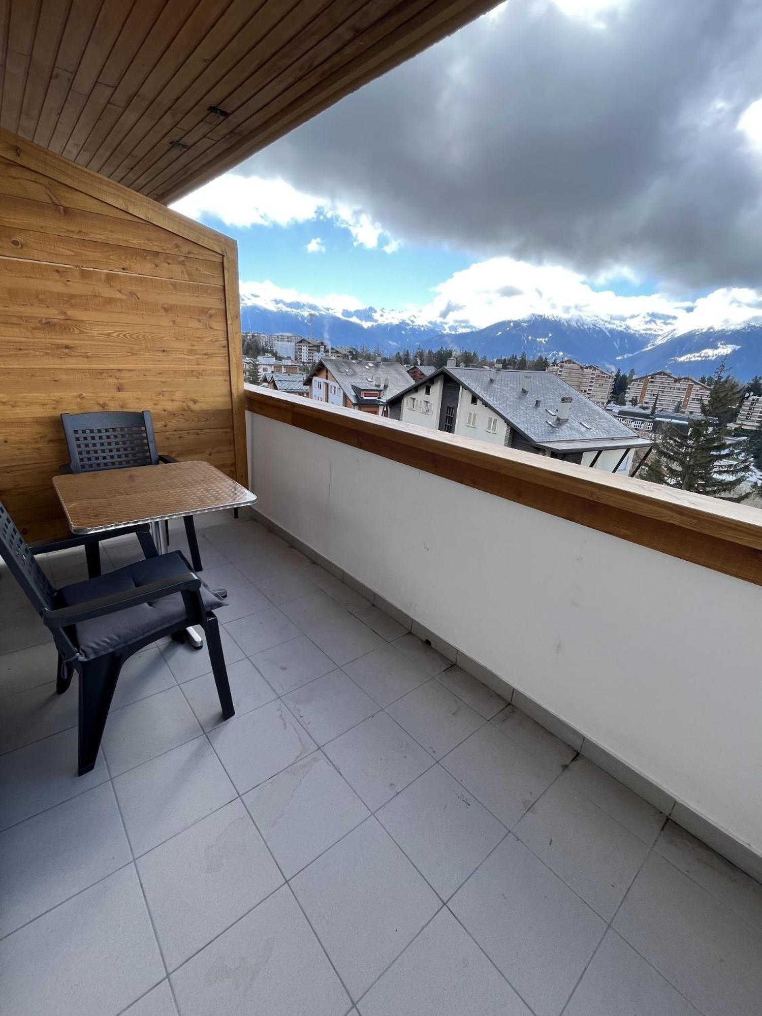 L'Eperon Center Crans Wonderful View Leilighet Eksteriør bilde