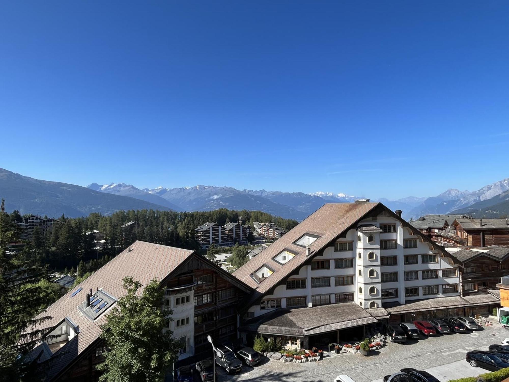 L'Eperon Center Crans Wonderful View Leilighet Eksteriør bilde