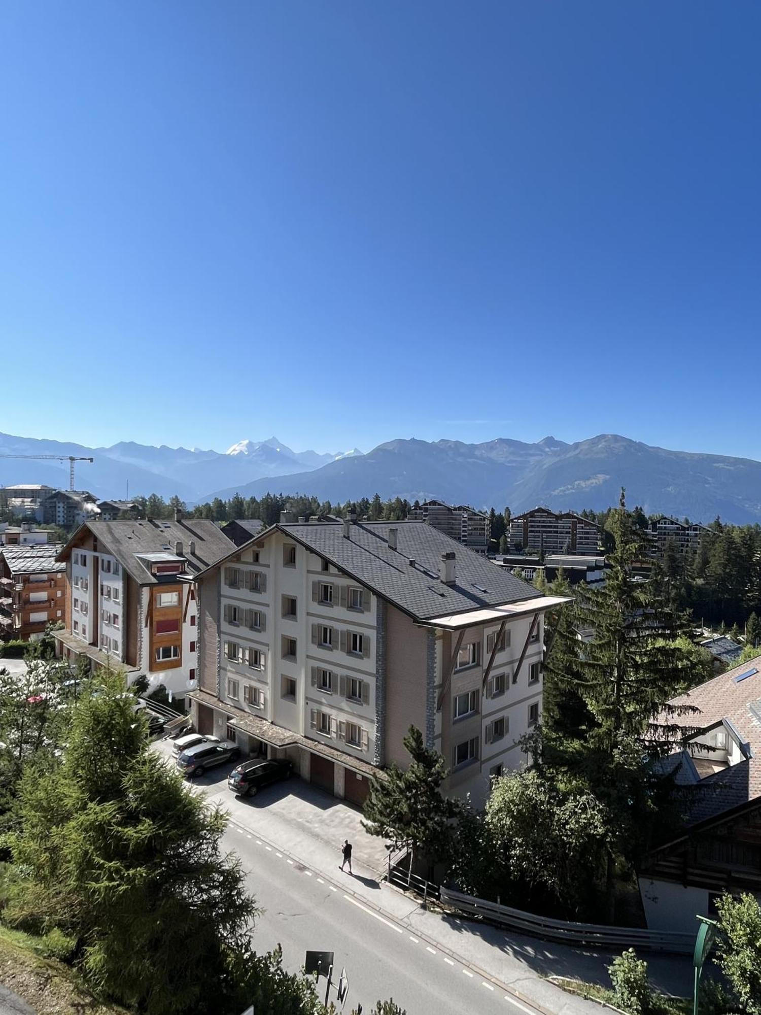 L'Eperon Center Crans Wonderful View Leilighet Eksteriør bilde