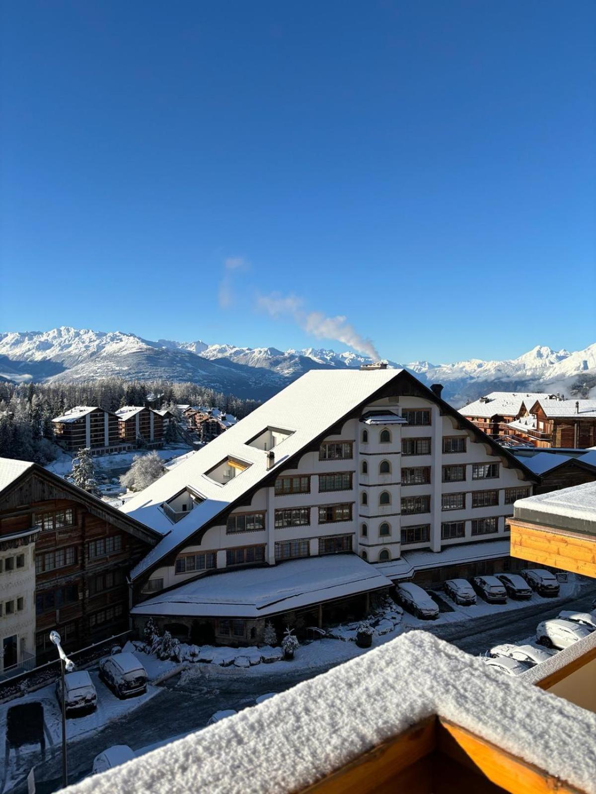 L'Eperon Center Crans Wonderful View Leilighet Eksteriør bilde