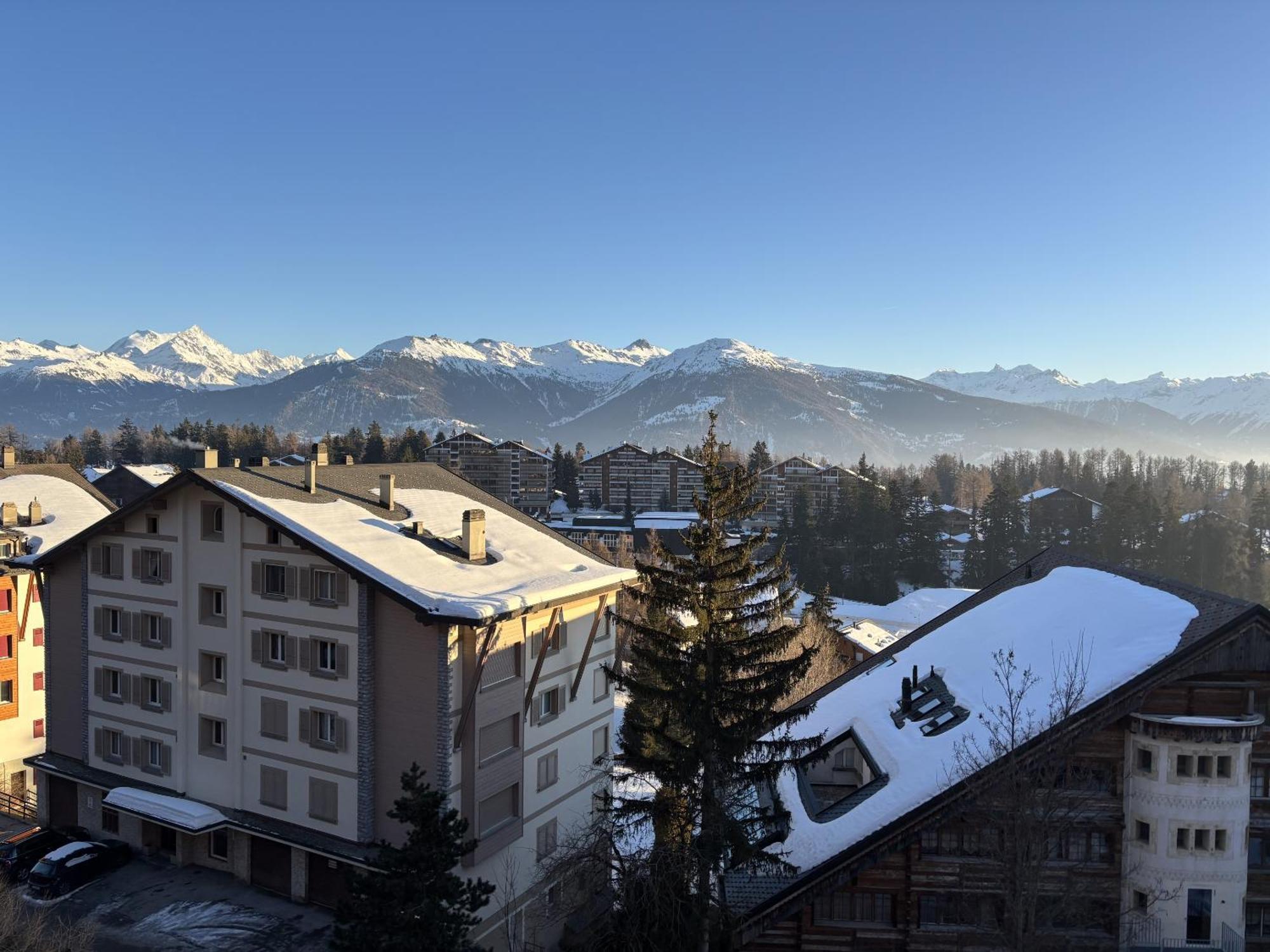 L'Eperon Center Crans Wonderful View Leilighet Eksteriør bilde