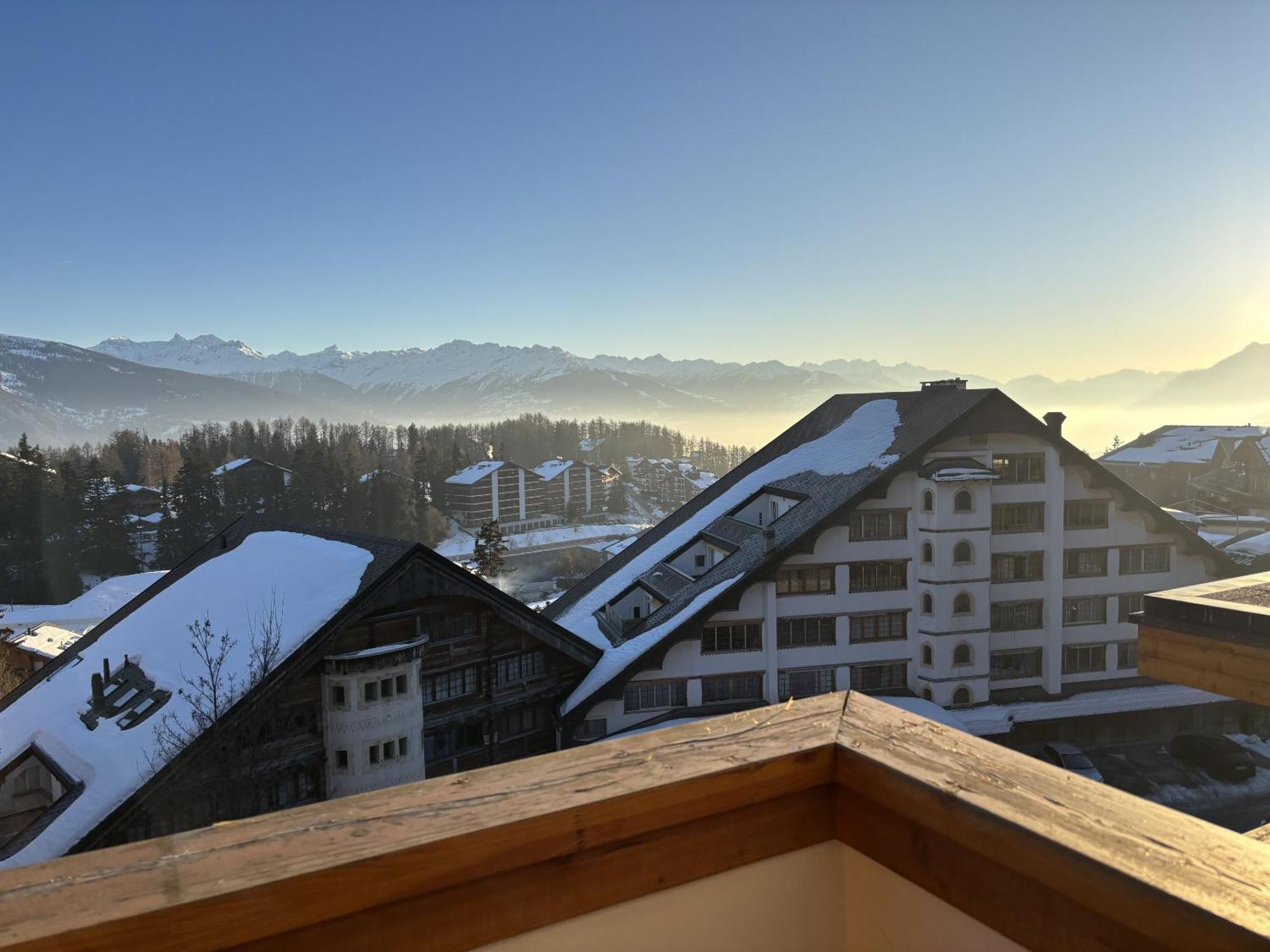 L'Eperon Center Crans Wonderful View Leilighet Eksteriør bilde